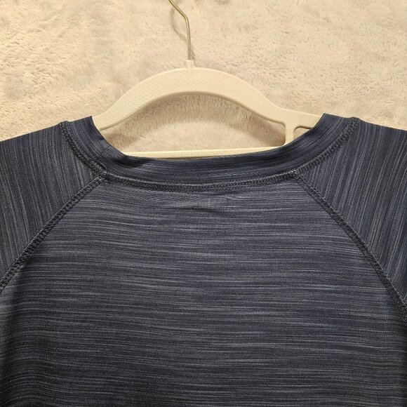 Hang Ten pull over Shirt Mens L Blue Gray UPF 50+ Grorpcore outdoor surfer hike - Picture 9 of 16